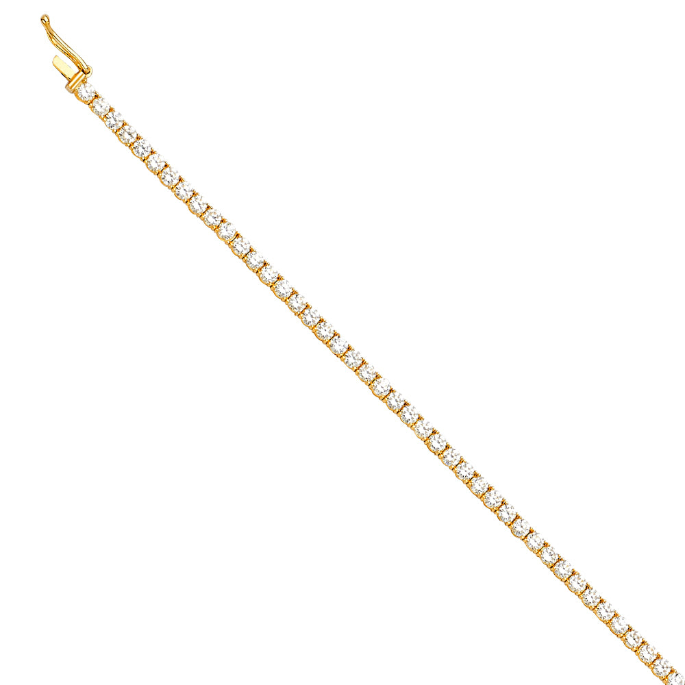 Sim-Diamond Tennis Bracelet
