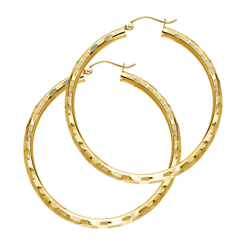 Cross Hatch Earring