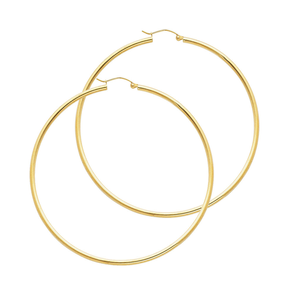 Large High Polish Hoop