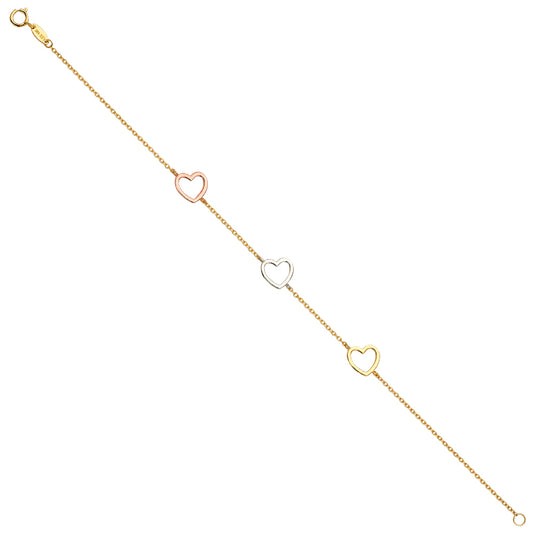 Tri-Color Love Bracelet